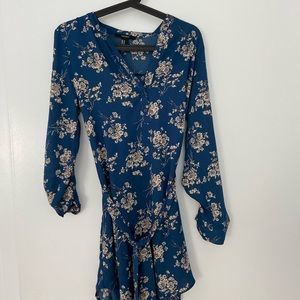 F21 Floral Shirt Dress
